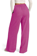 Hazel Blues® | Drawstring Elastic Waist Wide Leg Pants