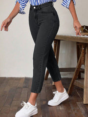 Hazel Blues® | High Waist Jeans with Pockets