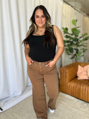 Hazel Blues® | RFM High Rise Garment Dye Wide Leg Jeans