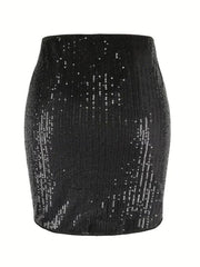 Hazel Blues® | Sequin Mini Skirt