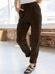 Hazel Blues® | Drawstring Pants with Pockets