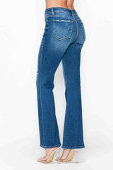 Hazel Blues® | bytos High Rise Bootcut Jeans with Pockets