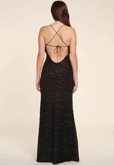 Honor Gold Harley Sequin Maxi in Black