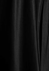 True Decadence Black Satin Slip Maxi Dress