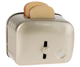 Maileg Toaster with Bread, Miniature, Silver