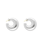 Moon Earring Silver