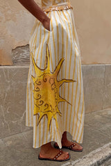 Yellow Stripe Ashley Dress