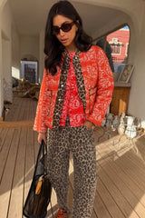 Red Bandana Reversible Jacket