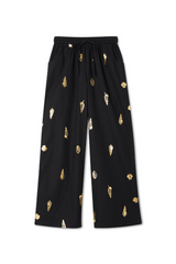 Black Shell Elissa Trousers Petite