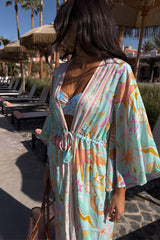 Blue Dreamer Maxi Kimono