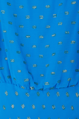 Blue Jacquard Tilly Dress