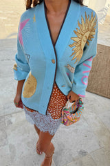 Blue Mystical Cardigan