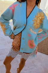 Blue Mystical Cardigan