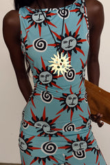 Blue Sun Tank Top