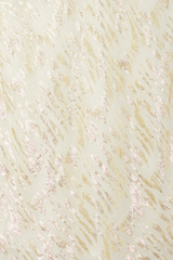 Cream Jacquard Tilda Mini Dress
