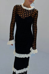 Mono Crochet Chloe Dress Petite