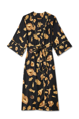 Deloris Satin Robe
