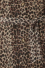 Lucia Leopard Denim 55 Coat Petite