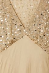 Gold Sequin Elodie Dress