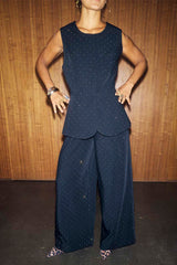 Black Hotfix Marnie Trousers