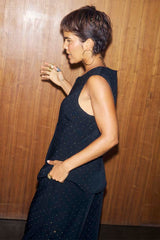 Black Hotfix Sol Waistcoat