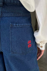 Blue Denim Pallazzo Jan Jean