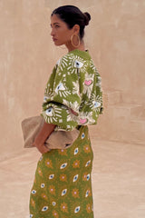 Khaki Eye Dorris Skirt