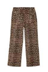Leopard Lucia Scallop Detail Jeans