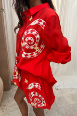 Red Snake Miley Shirt