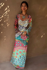 Pastel Morocco Mesh Vivi Dress