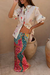 Pastel Morocco Dorris Skirt Petite