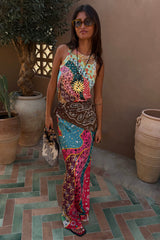 Pastel Morocco Dorris Skirt Petite