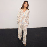 Cream Octopus Button Through Pyjamas