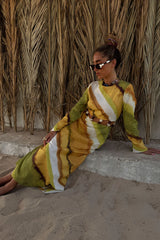 Green Ombre Alba Dress