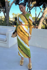 Green Ombre Alba Dress