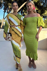 Green Ombre Alba Dress