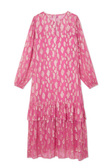 Pink Jacquard Harmony Dress