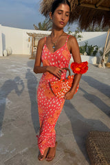 Coral Fawn Poppy Aria Dress
