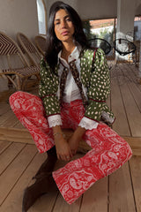 Red Bandana Jeans