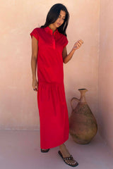 Red Darcy Dress