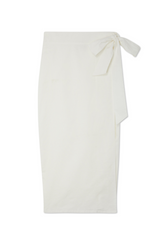 White Linen Jaspre Skirt