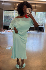 Blue Chiffon Tilly Dress