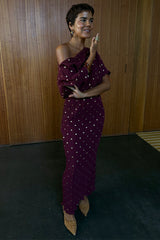 Burgundy Tilly Dress