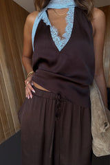 Chocolate Naomi Cargo Trousers