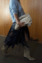 Leather Fringe Belt