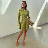 Khaki Eye Mini Soho Dress Petite