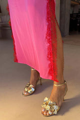 Pink and Red Clio Dress