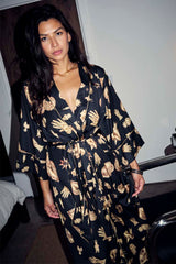 Deloris Satin Robe