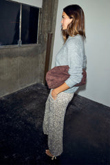 Silver Sequin Naomi Cargo Trousers