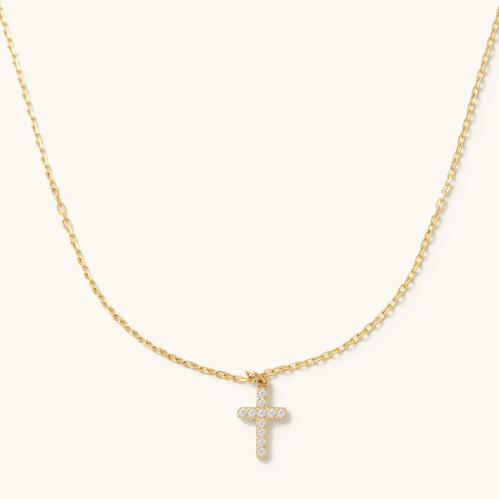 Nikki Smith Designs Crystal Cross Necklace - Multiple Options